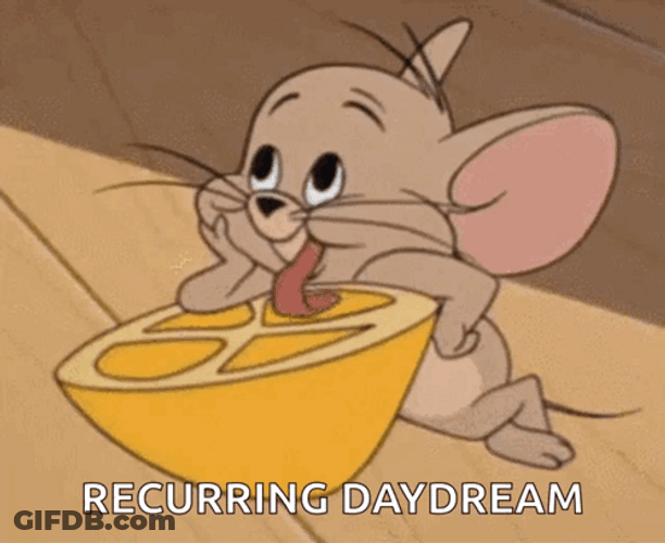 Jerry Licking Lemon Recurring Daydream GIF