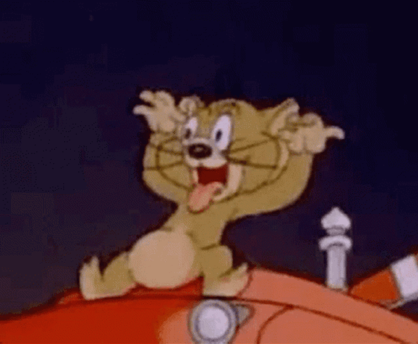 Jerry Makes A Hand Gesture To Tease GIF