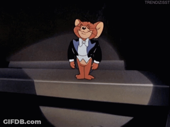 Jerry Mouse Bow Down GIF
