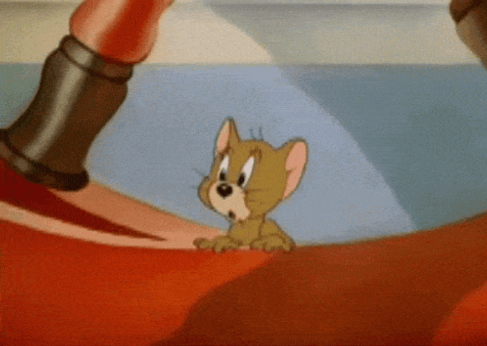 Jerry Mouse Can't Believe It Slap Self GIF