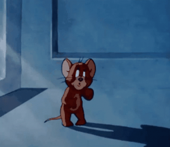 Jerry Mouse Deep Thinking Happy Aha GIF