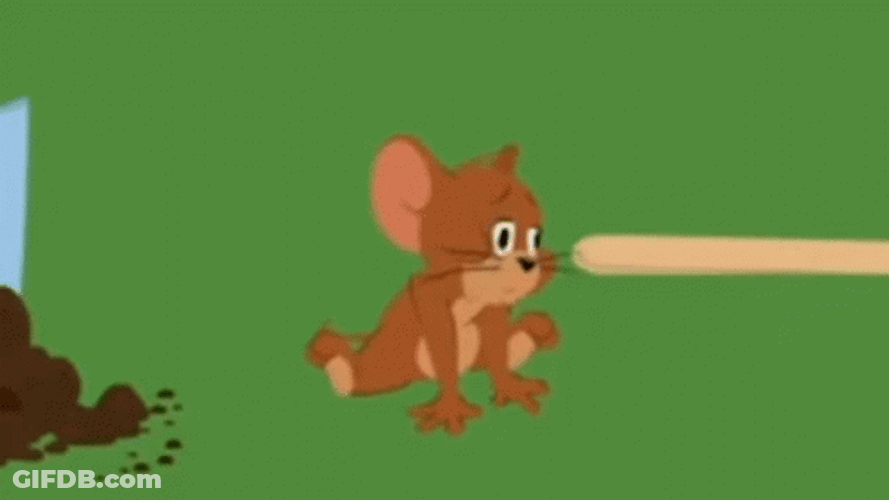 Jerry Mouse Dizzy Hypnotized Eyes GIF