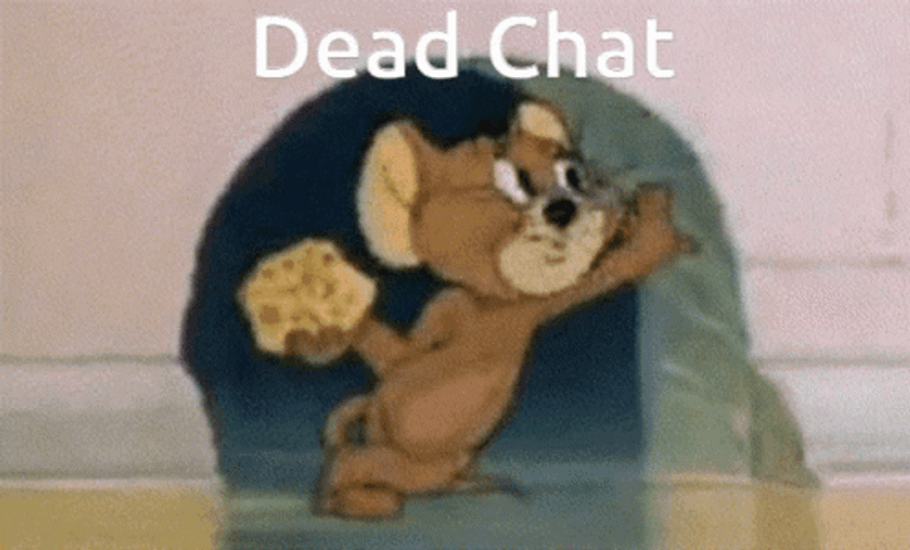 Jerry Mouse Eating Cheese Dead Chat GIF
