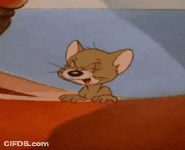 Jerry Mouse Laughing In Secret GIF