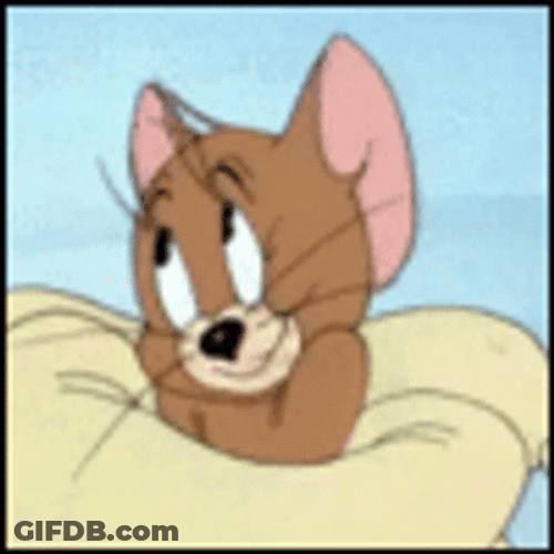 Jerry Mouse Looking Shy GIF