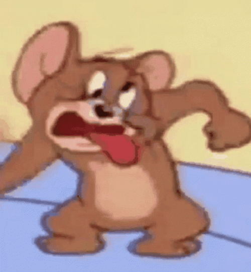 Jerry Mouse Silly Tongue Out Face GIF