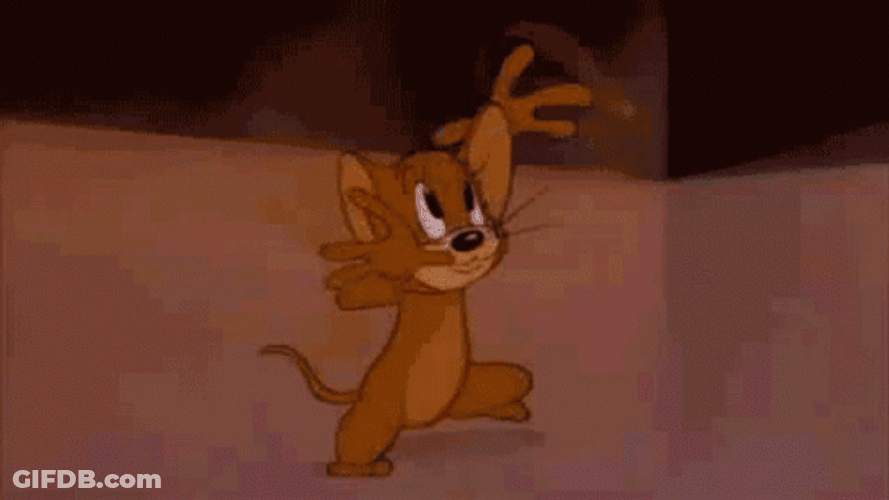 Jerry Mouse Stretching His Face GIF