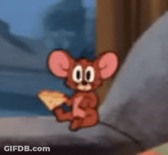Jerry Mouse With Big Eyes GIF