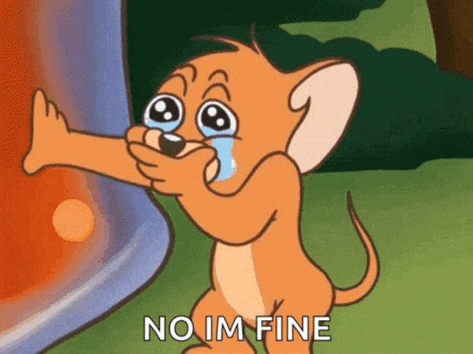 Jerry No I'm Fine GIF