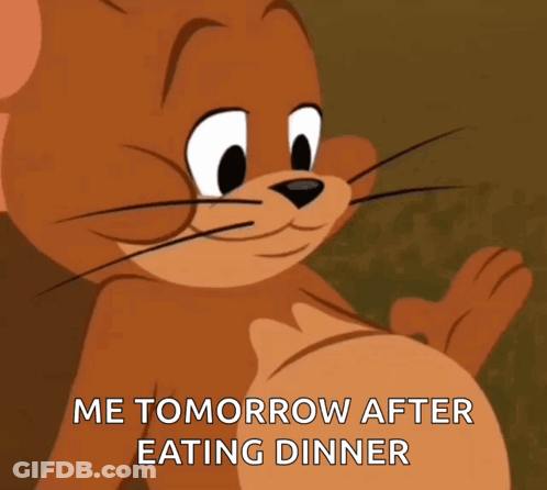 Jerry Saying Me Tomorrow After Dinner GIF
