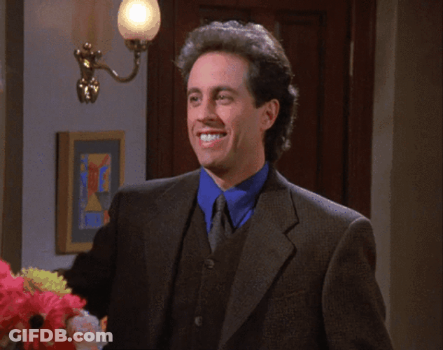 Jerry Seinfeld Good Thinking GIF