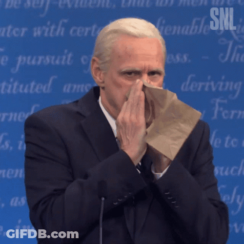 Jerry Seinfield Hyperventilating GIF