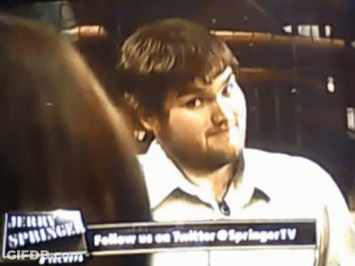 Jerry Springer Is Being Interviewed On Twitter GIF
