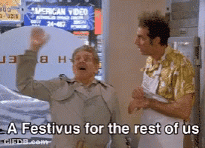 Jerry Stiller Happy Festivus GIF