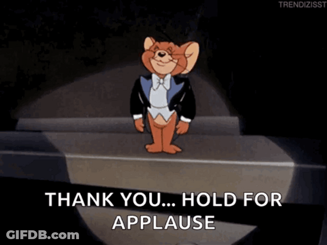 Jerry Taking A Bow GIF
