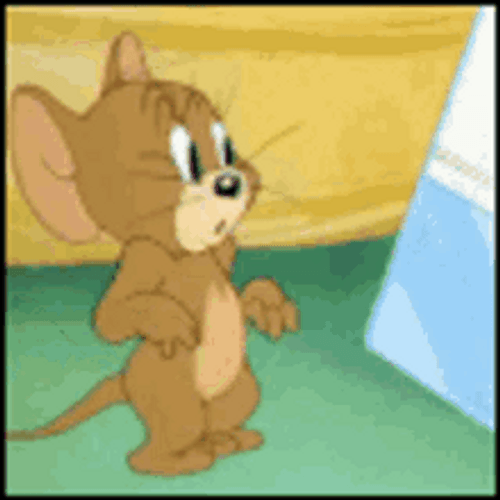 Jerry The Mouse Jaw Drop GIF
