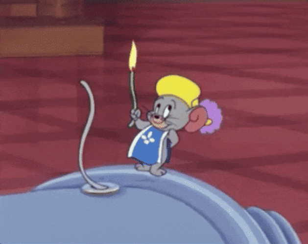 Jerry Triggers Self Destruct Bomb GIF
