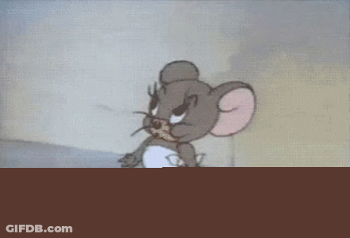 Jerry Yawning With Nibbles GIF