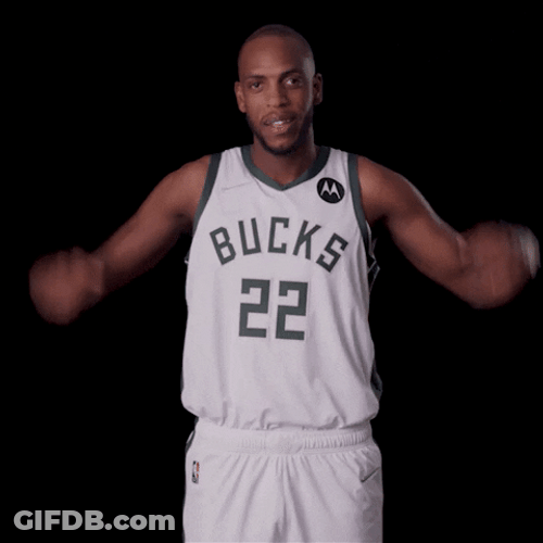 Jersey 22 Khris Middleton Muscle Flex GIF