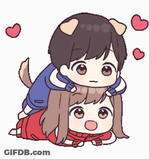 Jersey Couple Heart Tunnel GIF