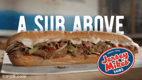 Jersey Mikes Subs Cheesesteak Sub GIF