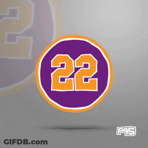 Jersey Reflection Number 22 GIF