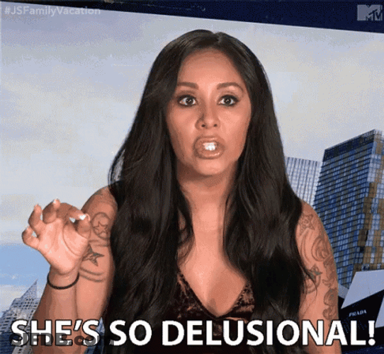 Jersey Shore Nicole Polizzi She's So Delusional GIF