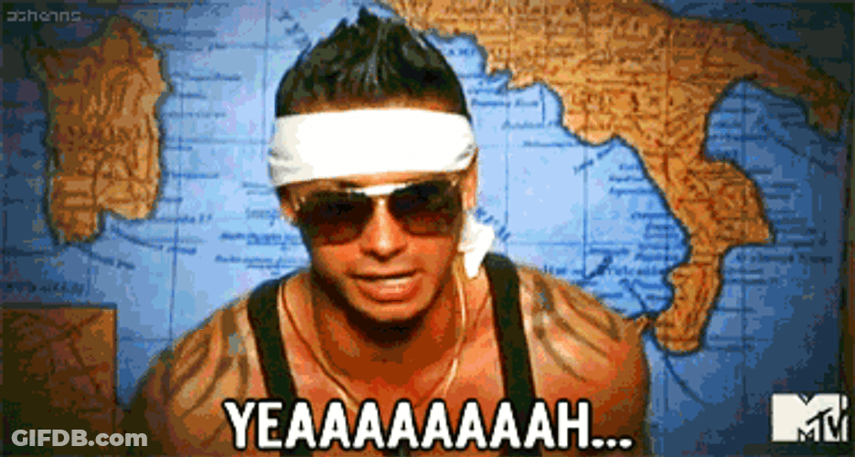 Jersey Shore Pauly D Yeah GIF