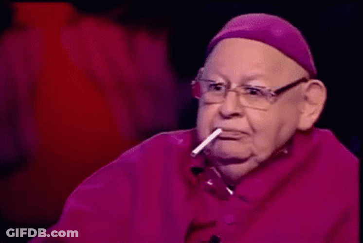 Jerzy Urban Smokin GIF