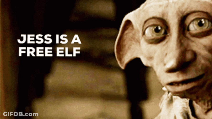 Jess And Dobby Is Free GIF
