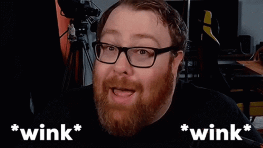 Jesse Cox Does And Says Wink Wink GIF