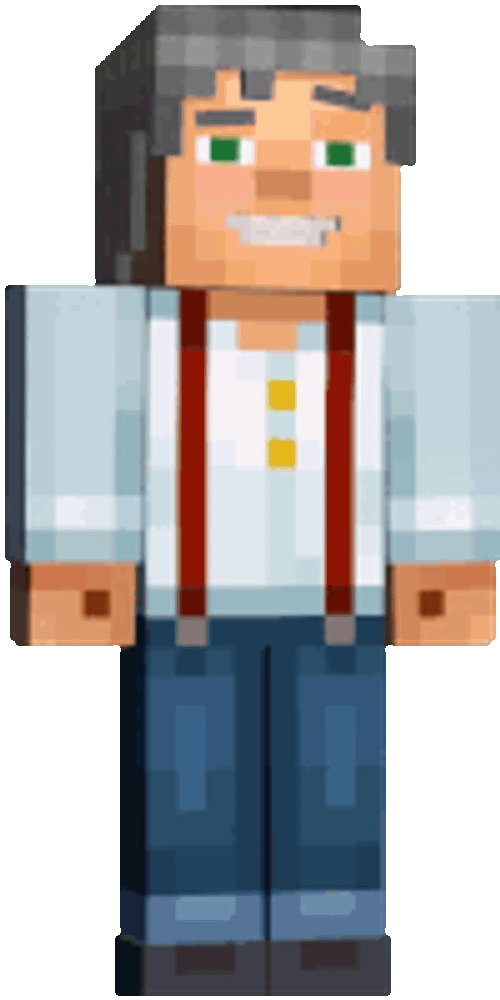 Jesse Minecraftstory Mode Exclamation Mark Sticker GIF