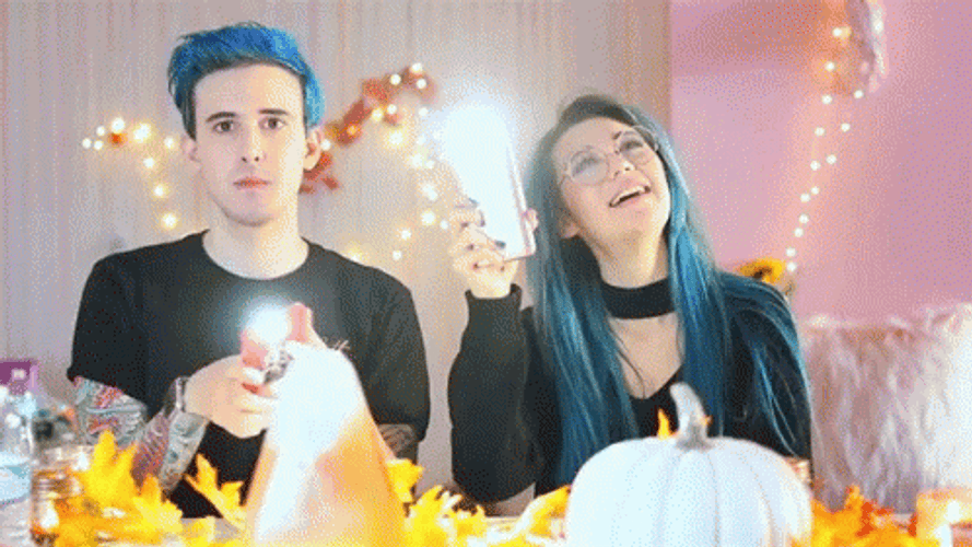 Jesse Paege Waving Best Smartphone Flashlight GIF
