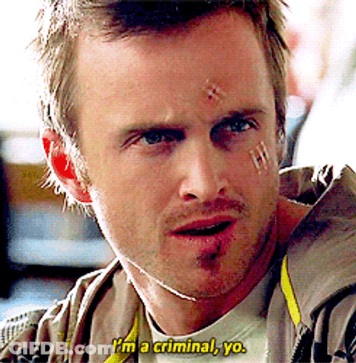 Jesse Pinkman Criminal Breaking Bad GIF