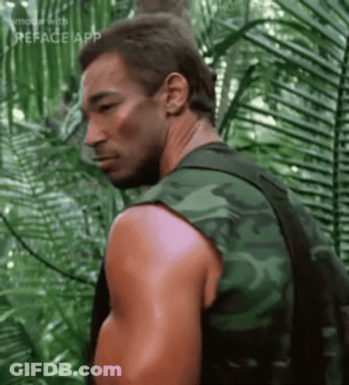 Jesse Ventura Vs. Arnold Schwarzenegger GIF