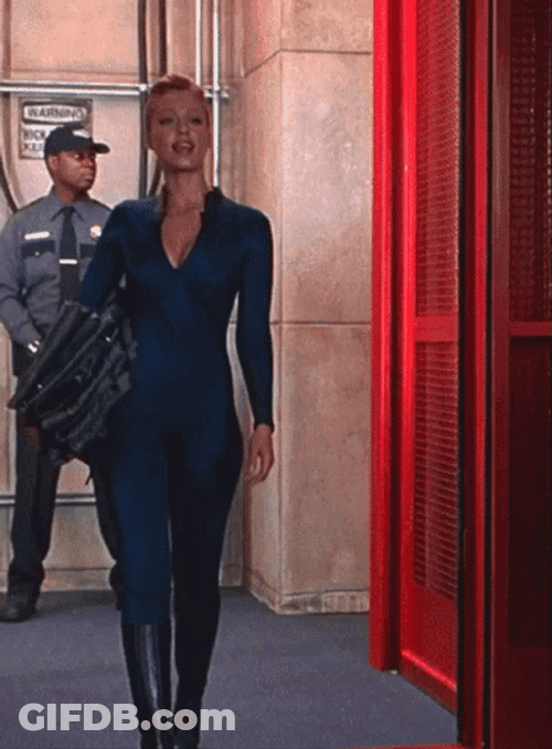 Jessica Alba Cat Walking While Smiling GIF