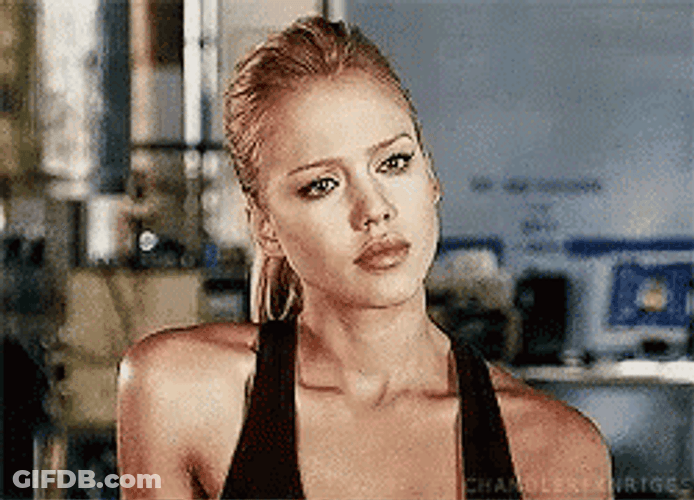 Jessica Alba Excuse Me GIF