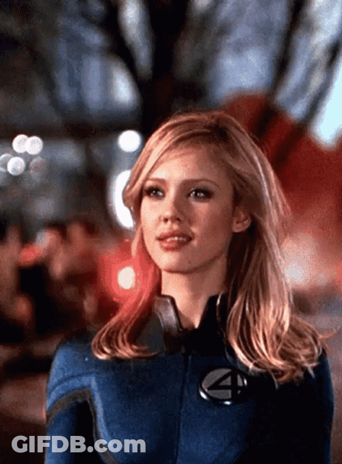 Jessica Alba Looking Sideways GIF