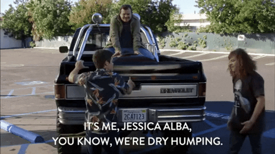 Jessica Alba You Know Dry Hump GIF