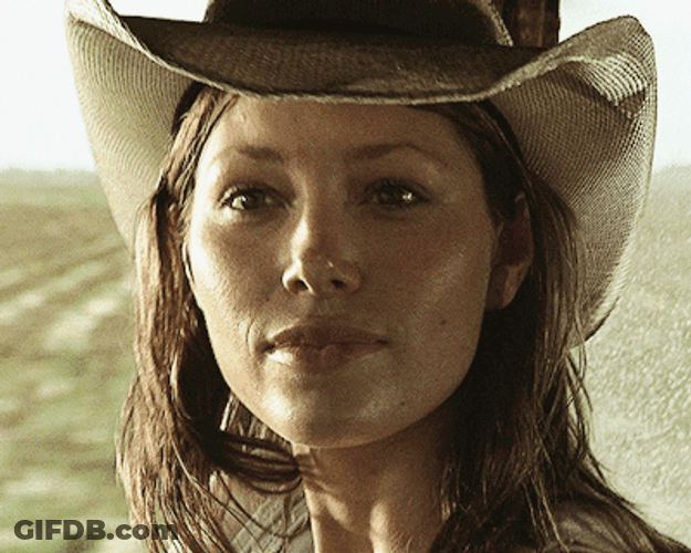 Jessica Biel Saying Oh GIF