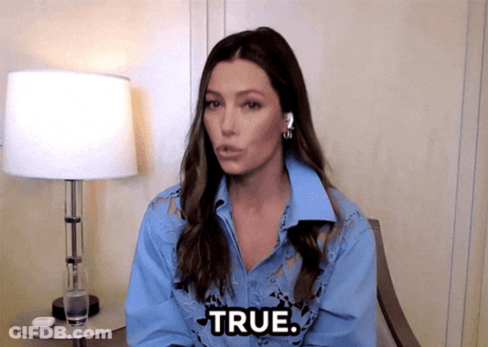 Jessica Biel Saying True GIF
