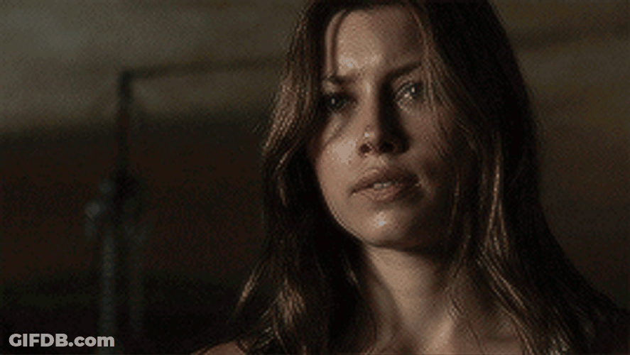 Jessica Biel Slight Nod Yes GIF