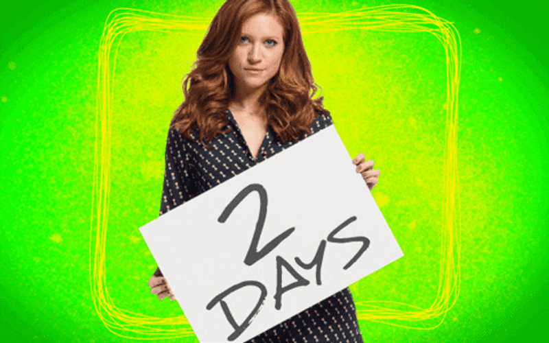 Jessica Day Two Days Countdown GIF