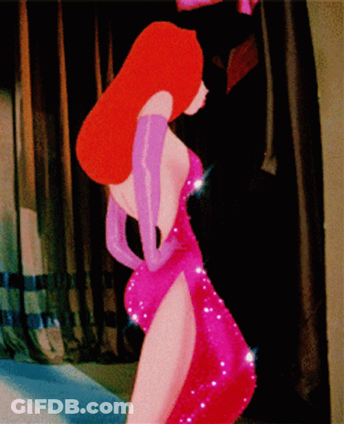 Jessica Rabbit Alluring Stride GIF