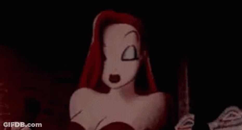 Jessica Rabbit Demure Smile GIF