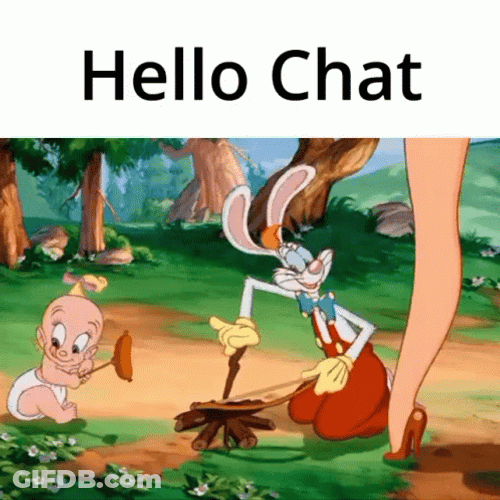 Jessica Rabbit Hello Chat GIF
