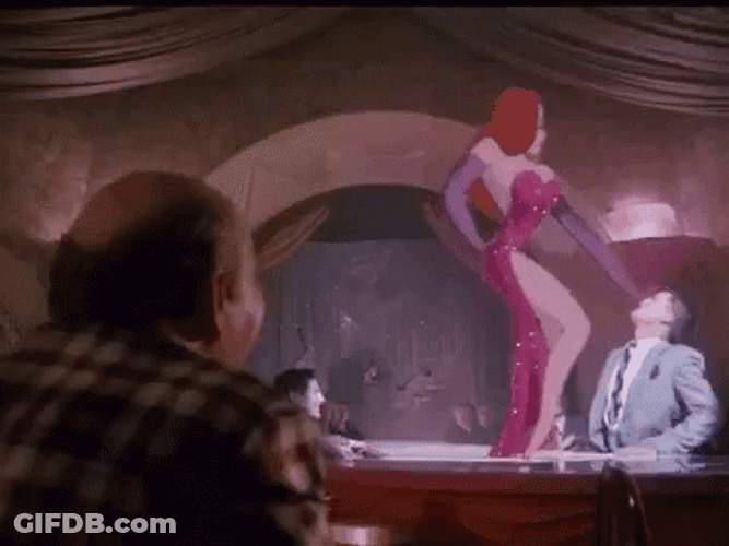 Jessica Rabbit Sultry Dance Roger Rabbit GIF