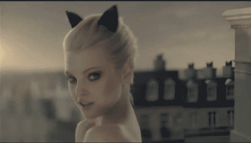 Jessica Stam Cat Ears GIF