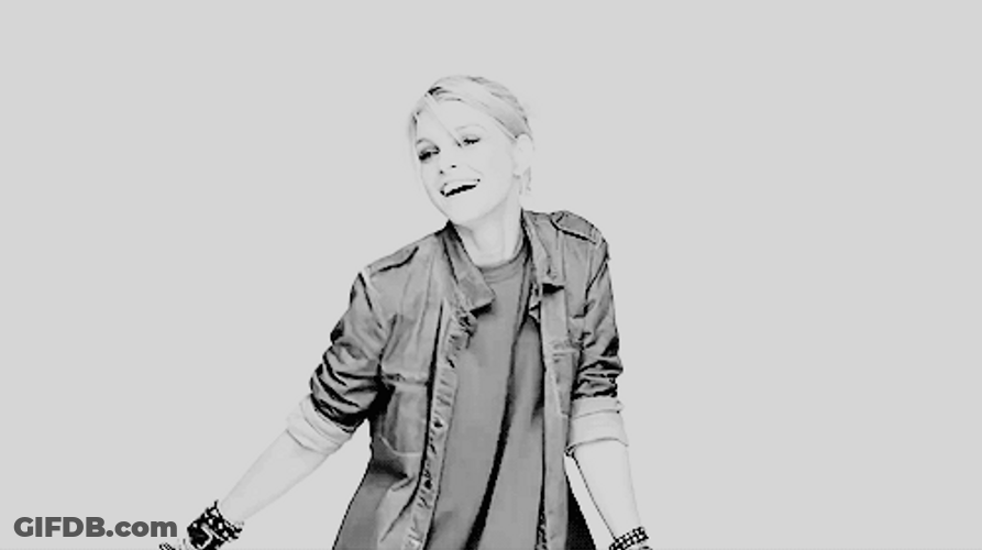 Jessica Stam Happy Dance GIF