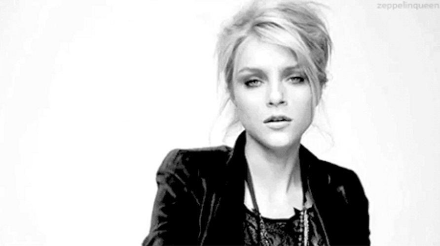 Jessica Stam Watching You GIF